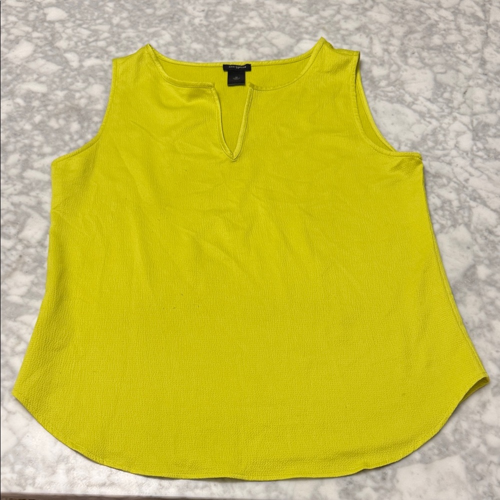 Ann Taylor Vibrant Yellow Tank Top